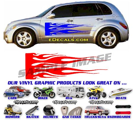 Flame Decal FLM207