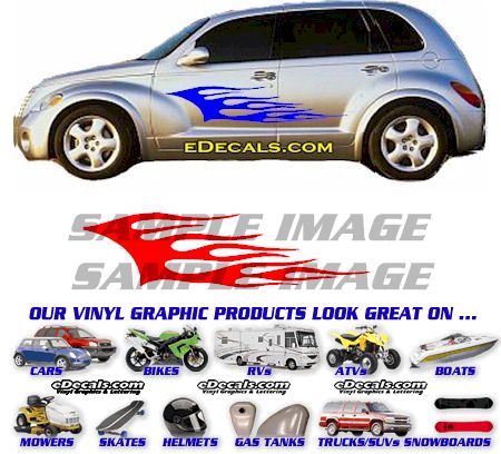 Flame Decal FLM222