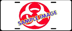 Biohazard License Plate LIC202