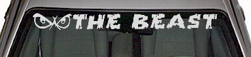 The Beast Windshield Decal WSD307