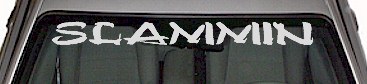 Slammin' Windshield Decal WSD317