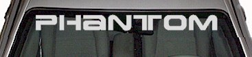 Phantom Windshield Decal WSD334