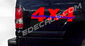 Two Color 4x4 Decal ACC350