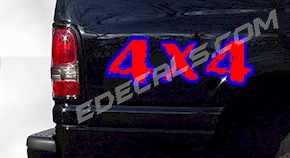 Two Color 4x4 Decal ACC351