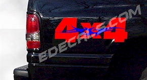 Two Color 4x4 Decal ACC352