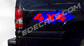 Two Color 4x4 Decal ACC353