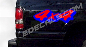 Two Color 4x4 Decal ACC355