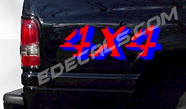 Two Color 4x4 Decal ACC356