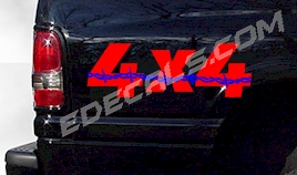 Two Color 4x4 Decal ACC357