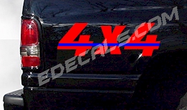 Two Color 4x4 Decal ACC359