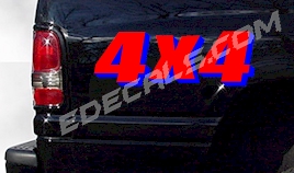 Two Color 4x4 Decal ACC362