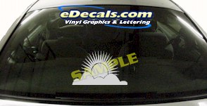 Sunrise Cartoon Decal CRT719