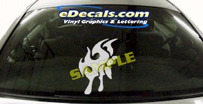 Tribal Cartoon Decal CRT720
