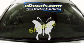 Butterfly Cartoon Decal CRT721