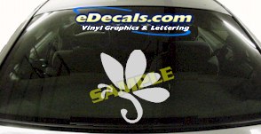 Butterfly Cartoon Decal CRT722