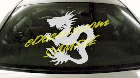 Dragon Tribal Cartoon Decal DRG101