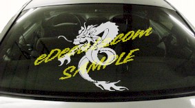 Dragon Tribal Cartoon Decal DRG103