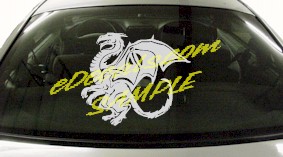 Dragon Tribal Cartoon Decal DRG105