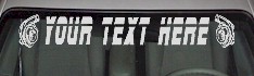 Turbo Your Text Here Decal WSD277