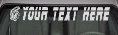 Turbo Your Text Here Decal WSD278
