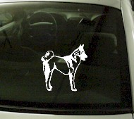 Akita Dog Cartoon Decal CRT726