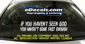 If You Havent Seen God Bumper Sticker Decal BMP104