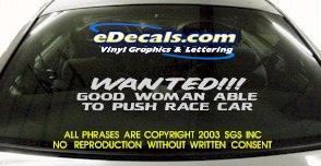 Wanted Good Woman Bumper Sticker Decal BMP111