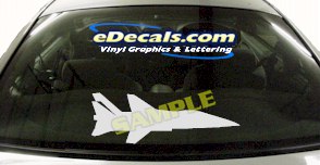 Military Aircraft Airplane Decal MIL104