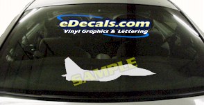 Military Aircraft Airplane Decal MIL107