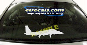 F15 Eagle Military Aircraft Airplane Decal MIL112