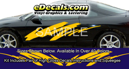 Slope Full Body Accent Graphic Decal Kit BSA104