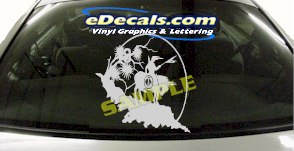 Native American Indian Cartoon Decal CRT809