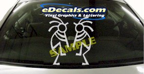 Native American Indian Cartoon Decal CRT810