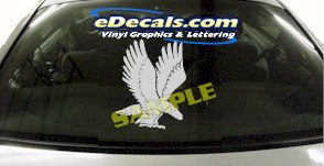 Eagle Animal Cartoon Decal CRT835