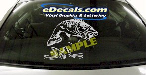 Fish Jumping Animal Cartoon Decal CRT836
