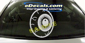 Eye Eyeball Cartoon Decal CRT913