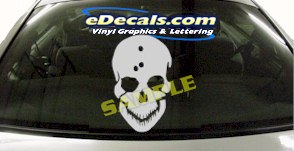 Skull Head Cartoon Decal CRT914