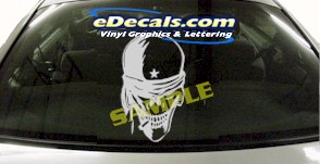 Skull Head Cartoon Decal CRT915