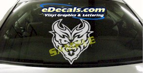 Devil Cartoon Decal CRT917