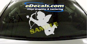 Cupid Bow and Arrow Cartoon Decal CRT974