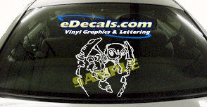 Alien Fantasy Cartoon Decal FTS101