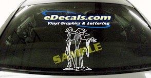 Wizard Warlock Warrior Fantasy Cartoon Decal FTS112