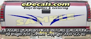 Tribal Tailgate Accent Graphic Decal HDA501
