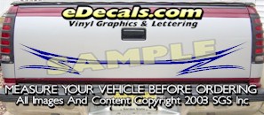 Tribal Tailgate Accent Graphic Decal HDA502