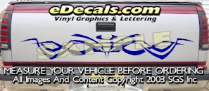 Tribal Tailgate Accent Graphic Decal HDA504