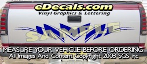 Tribal Tailgate Accent Graphic Decal HDA505