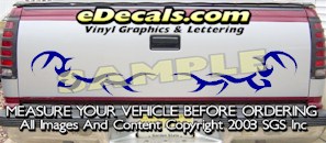 Tribal Tailgate Accent Graphic Decal HDA545