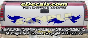 Tribal Tailgate Accent Graphic Decal HDA546