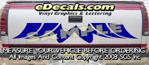 Tribal Tailgate Accent Graphic Decal HDA548