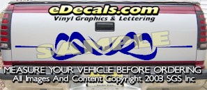 Tribal Tailgate Accent Graphic Decal HDA549